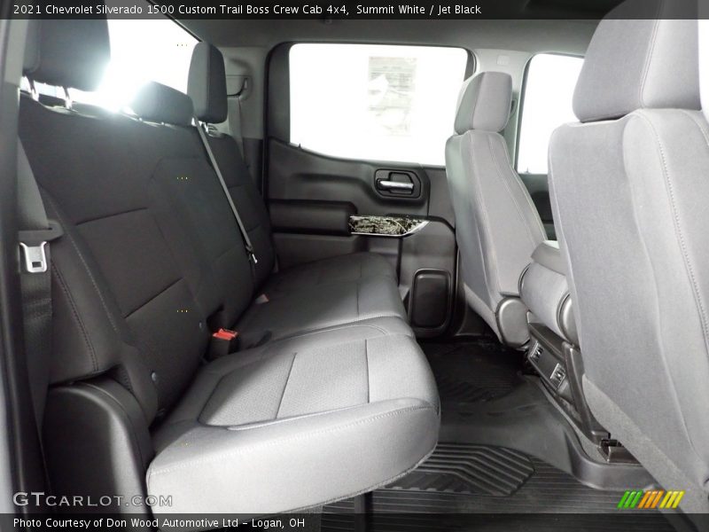 Summit White / Jet Black 2021 Chevrolet Silverado 1500 Custom Trail Boss Crew Cab 4x4