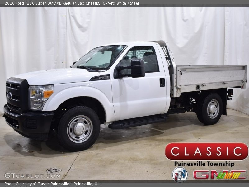 Oxford White / Steel 2016 Ford F250 Super Duty XL Regular Cab Chassis