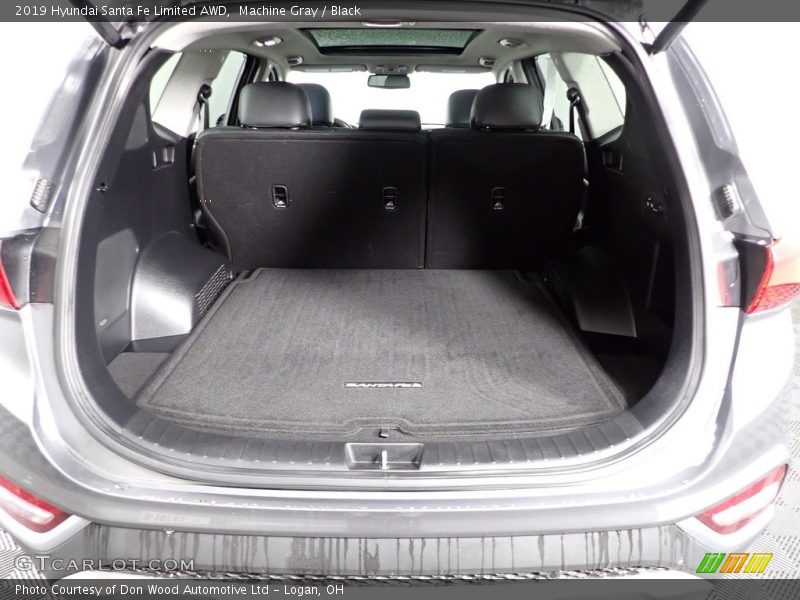 Machine Gray / Black 2019 Hyundai Santa Fe Limited AWD