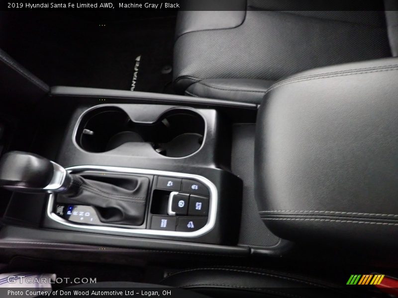 Machine Gray / Black 2019 Hyundai Santa Fe Limited AWD