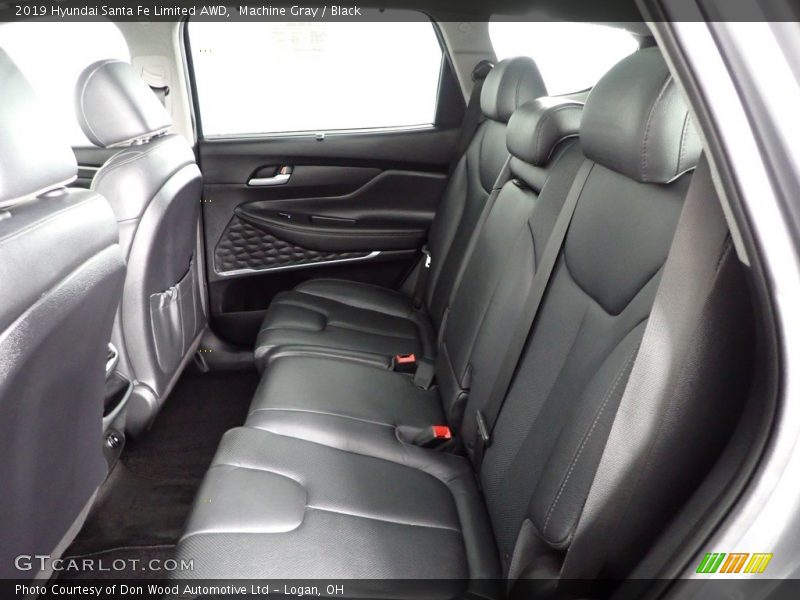 Machine Gray / Black 2019 Hyundai Santa Fe Limited AWD