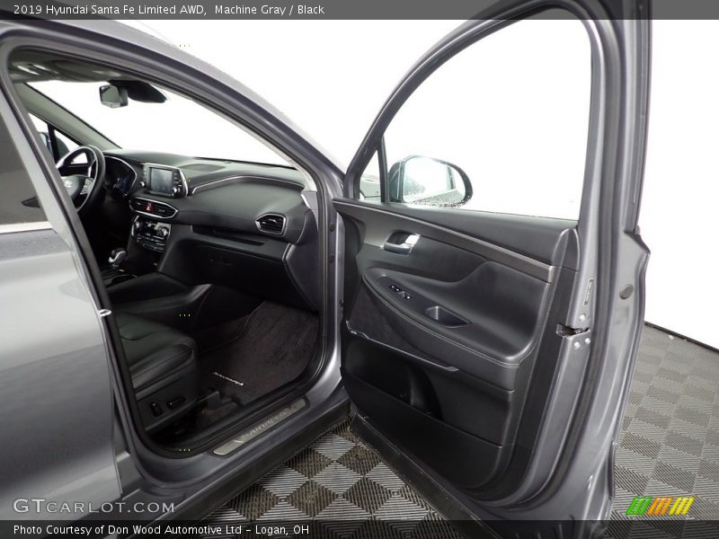 Machine Gray / Black 2019 Hyundai Santa Fe Limited AWD