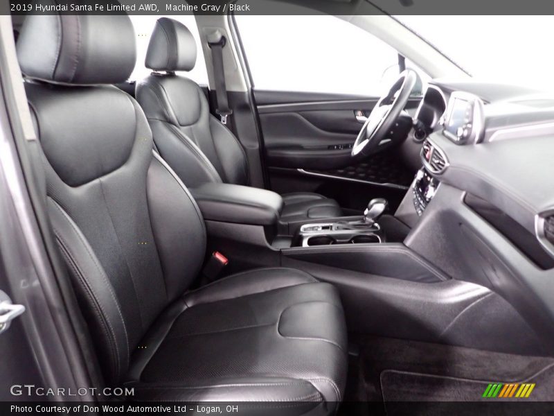 Machine Gray / Black 2019 Hyundai Santa Fe Limited AWD