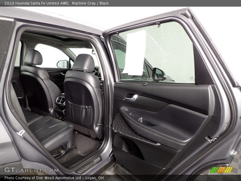 Machine Gray / Black 2019 Hyundai Santa Fe Limited AWD