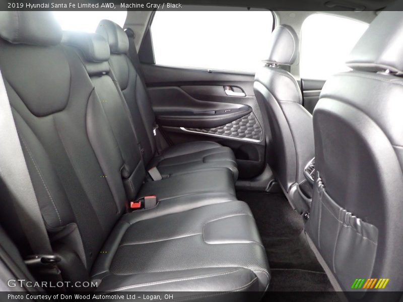Machine Gray / Black 2019 Hyundai Santa Fe Limited AWD