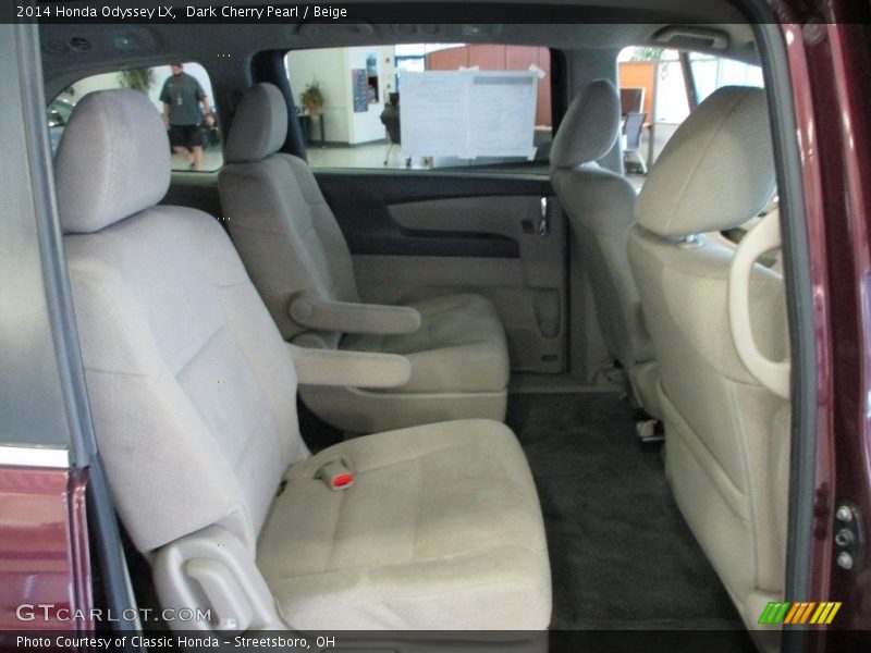 Dark Cherry Pearl / Beige 2014 Honda Odyssey LX