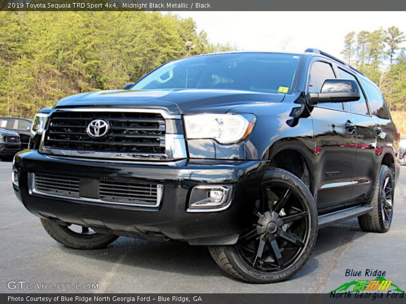 Midnight Black Metallic / Black 2019 Toyota Sequoia TRD Sport 4x4