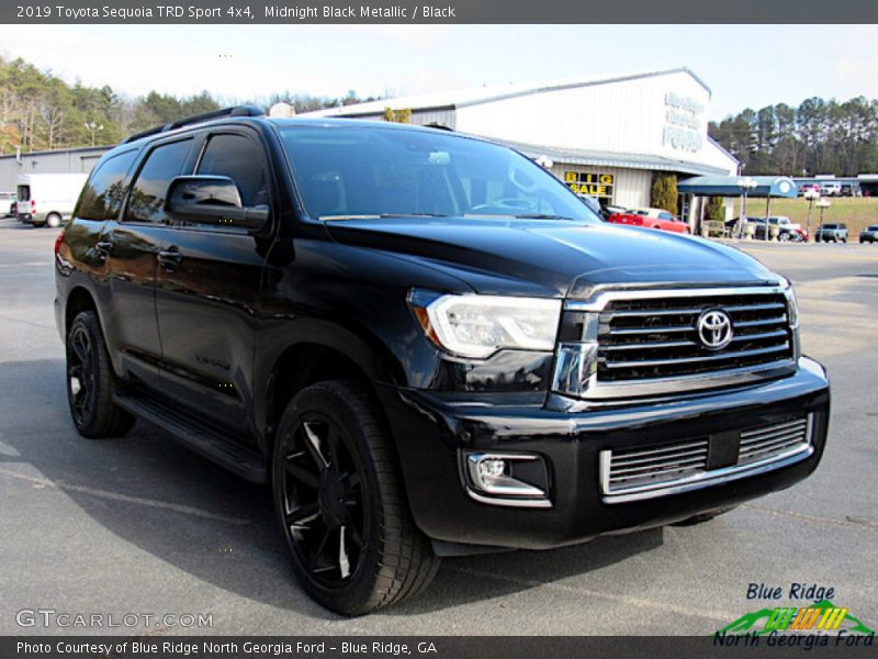 Midnight Black Metallic / Black 2019 Toyota Sequoia TRD Sport 4x4