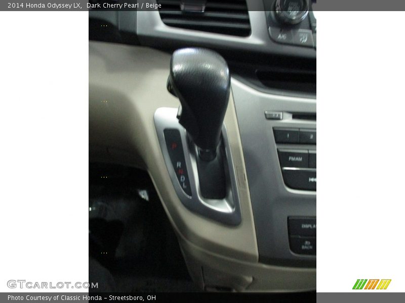 Dark Cherry Pearl / Beige 2014 Honda Odyssey LX