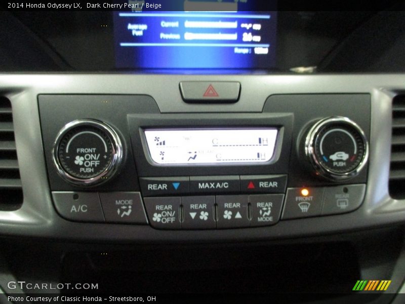 Dark Cherry Pearl / Beige 2014 Honda Odyssey LX