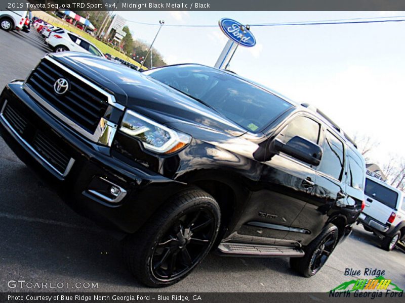 Midnight Black Metallic / Black 2019 Toyota Sequoia TRD Sport 4x4