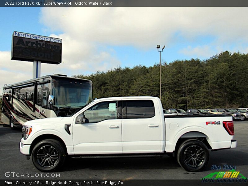 Oxford White / Black 2022 Ford F150 XLT SuperCrew 4x4