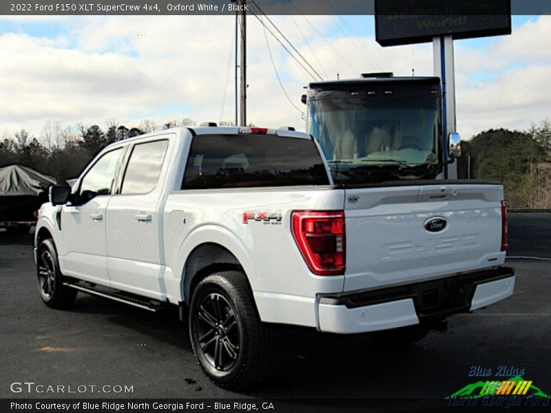 Oxford White / Black 2022 Ford F150 XLT SuperCrew 4x4