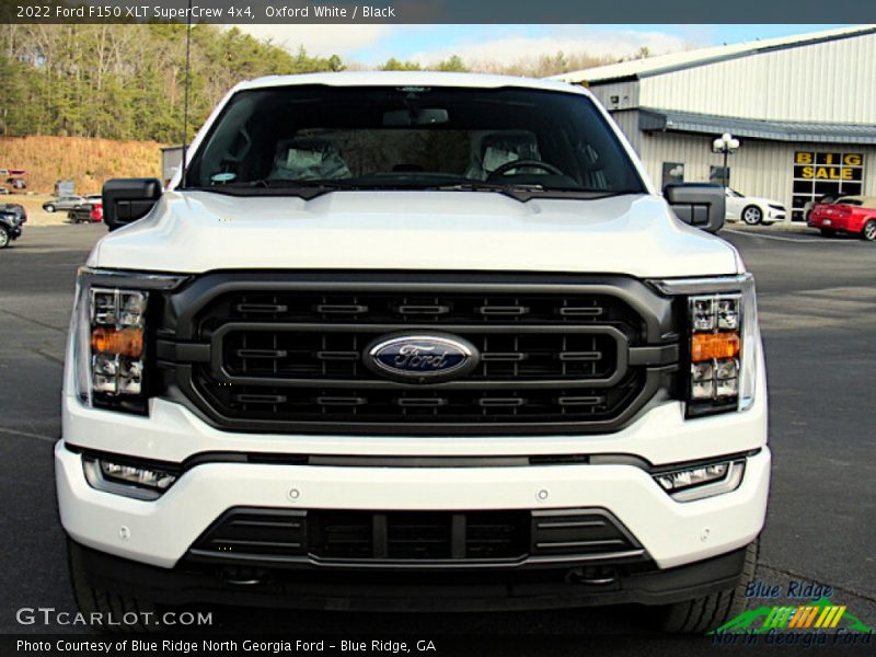Oxford White / Black 2022 Ford F150 XLT SuperCrew 4x4