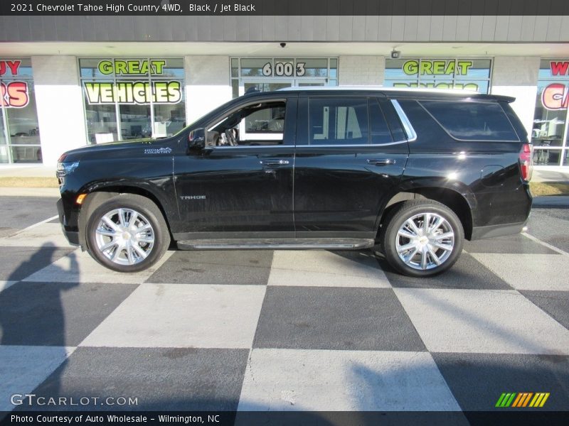 Black / Jet Black 2021 Chevrolet Tahoe High Country 4WD