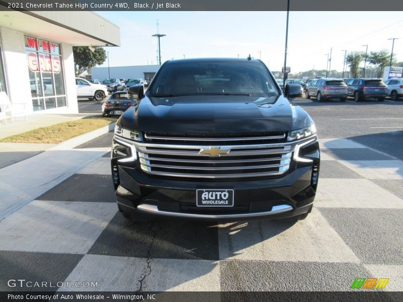 Black / Jet Black 2021 Chevrolet Tahoe High Country 4WD