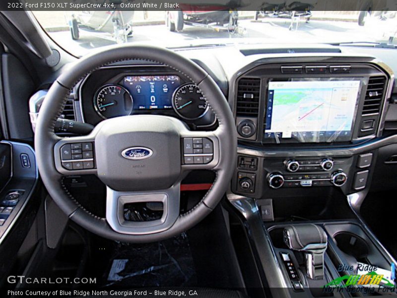Oxford White / Black 2022 Ford F150 XLT SuperCrew 4x4