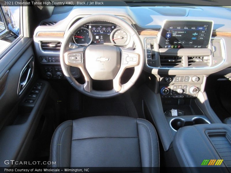 Black / Jet Black 2021 Chevrolet Tahoe High Country 4WD