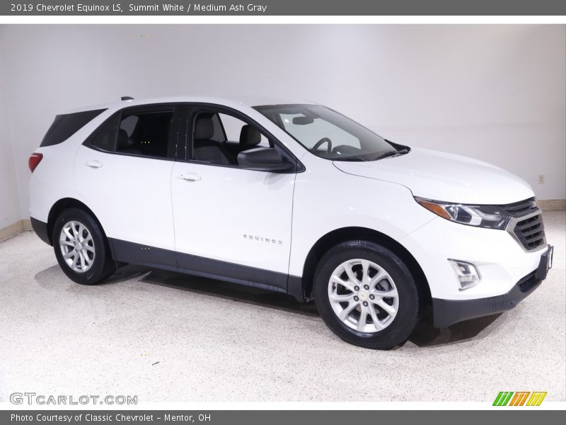Summit White / Medium Ash Gray 2019 Chevrolet Equinox LS