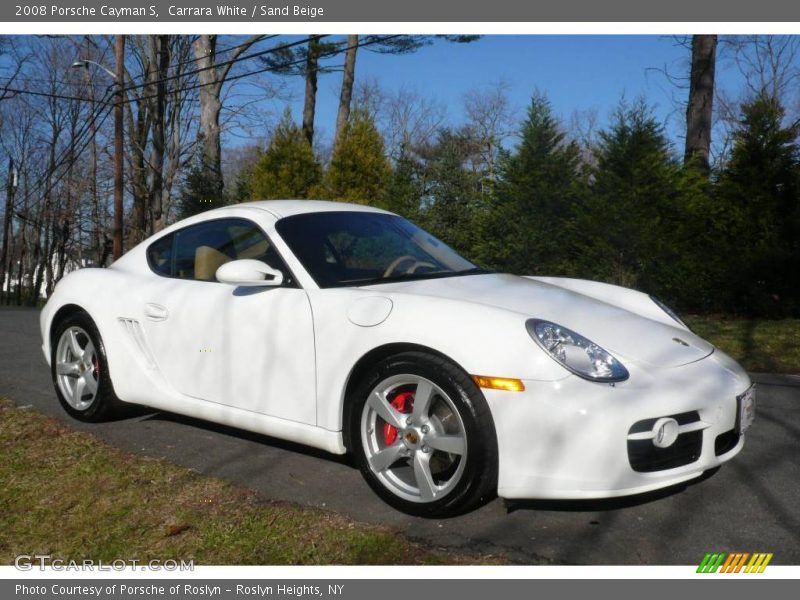 Carrara White / Sand Beige 2008 Porsche Cayman S