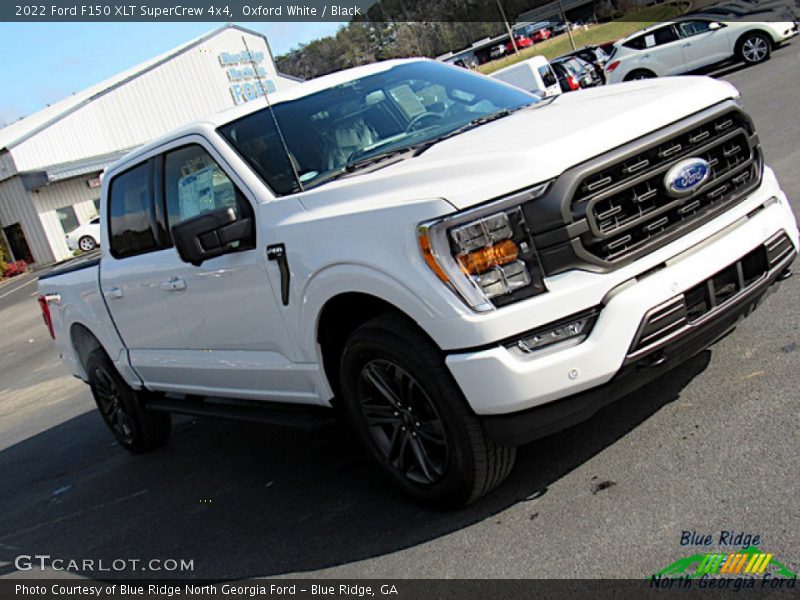 Oxford White / Black 2022 Ford F150 XLT SuperCrew 4x4