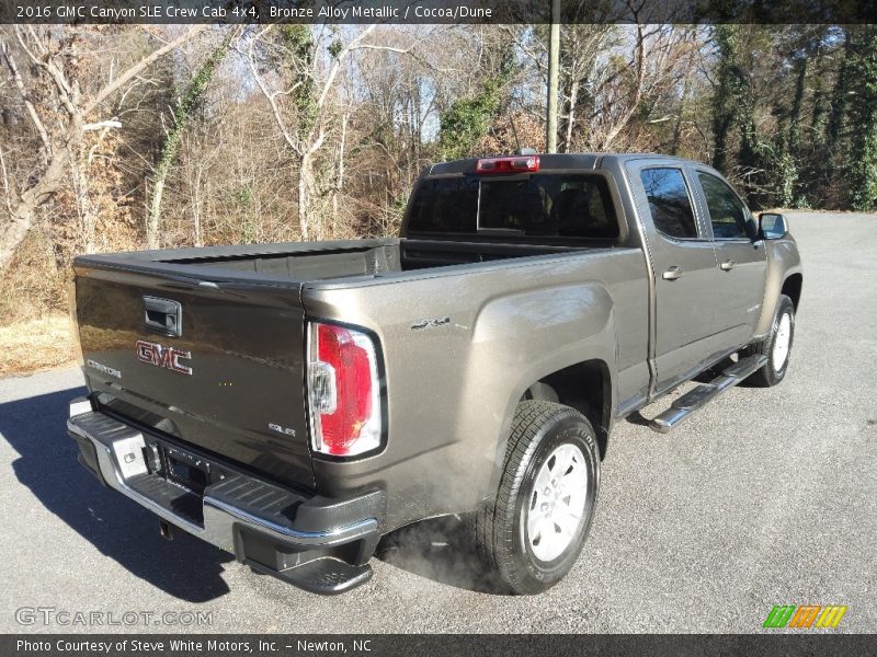 Bronze Alloy Metallic / Cocoa/Dune 2016 GMC Canyon SLE Crew Cab 4x4
