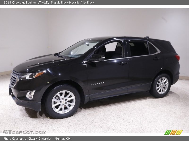 Mosaic Black Metallic / Jet Black 2018 Chevrolet Equinox LT AWD