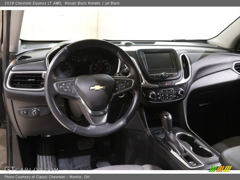 Mosaic Black Metallic / Jet Black 2018 Chevrolet Equinox LT AWD