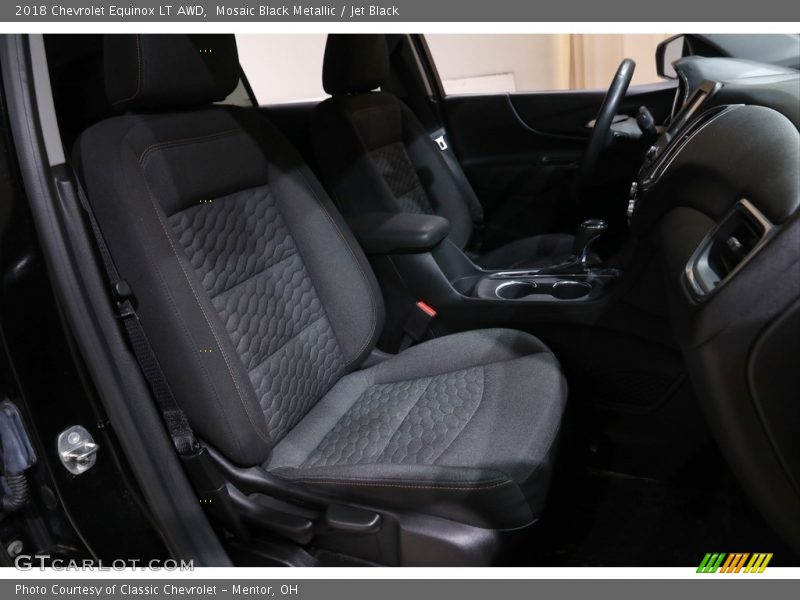 Mosaic Black Metallic / Jet Black 2018 Chevrolet Equinox LT AWD