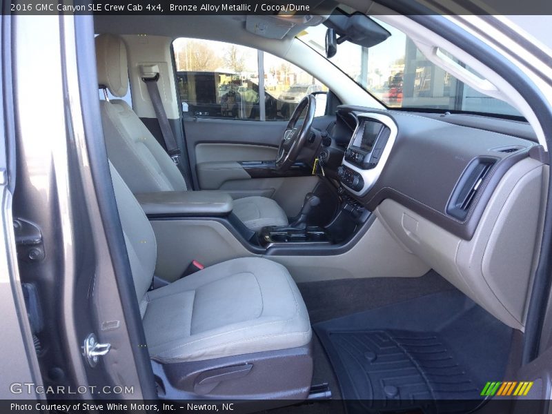  2016 Canyon SLE Crew Cab 4x4 Cocoa/Dune Interior