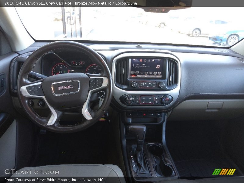 Bronze Alloy Metallic / Cocoa/Dune 2016 GMC Canyon SLE Crew Cab 4x4