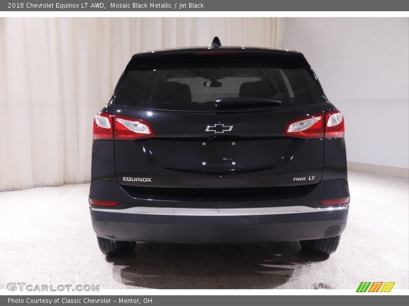 Mosaic Black Metallic / Jet Black 2018 Chevrolet Equinox LT AWD