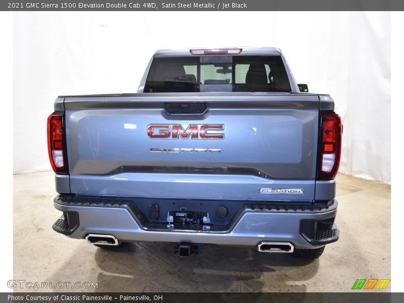 Satin Steel Metallic / Jet Black 2021 GMC Sierra 1500 Elevation Double Cab 4WD