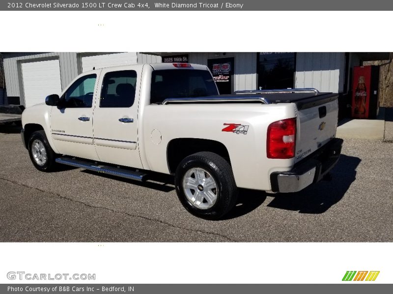 White Diamond Tricoat / Ebony 2012 Chevrolet Silverado 1500 LT Crew Cab 4x4