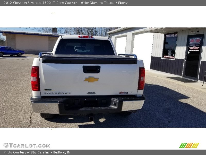 White Diamond Tricoat / Ebony 2012 Chevrolet Silverado 1500 LT Crew Cab 4x4