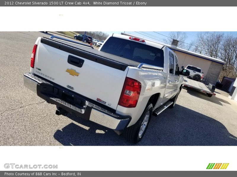 White Diamond Tricoat / Ebony 2012 Chevrolet Silverado 1500 LT Crew Cab 4x4