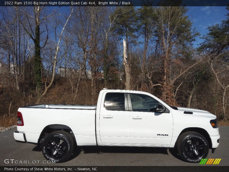 Bright White / Black 2022 Ram 1500 Big Horn Night Edition Quad Cab 4x4