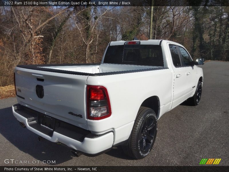 Bright White / Black 2022 Ram 1500 Big Horn Night Edition Quad Cab 4x4