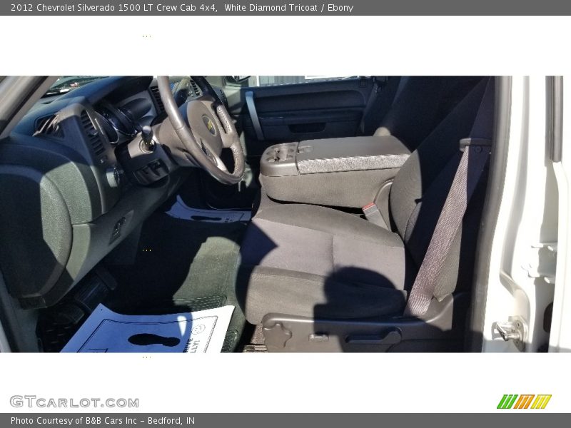 White Diamond Tricoat / Ebony 2012 Chevrolet Silverado 1500 LT Crew Cab 4x4