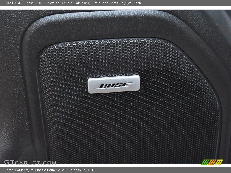 Satin Steel Metallic / Jet Black 2021 GMC Sierra 1500 Elevation Double Cab 4WD