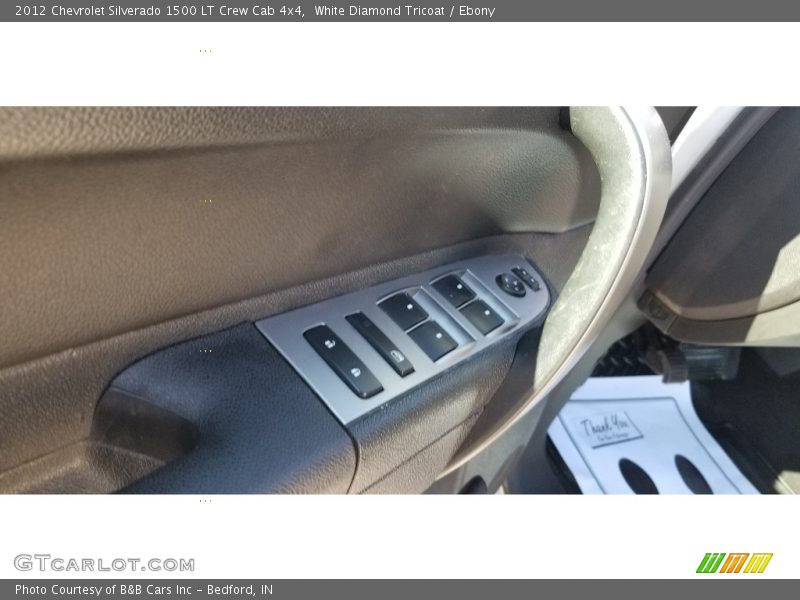 White Diamond Tricoat / Ebony 2012 Chevrolet Silverado 1500 LT Crew Cab 4x4