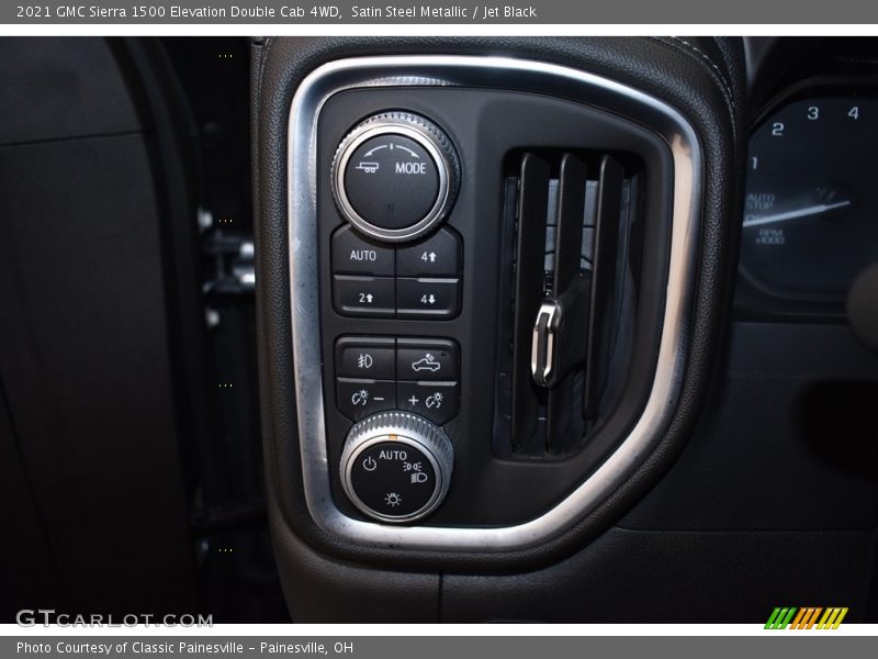 Satin Steel Metallic / Jet Black 2021 GMC Sierra 1500 Elevation Double Cab 4WD