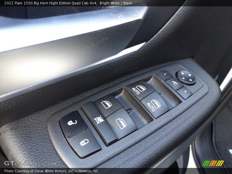 Bright White / Black 2022 Ram 1500 Big Horn Night Edition Quad Cab 4x4