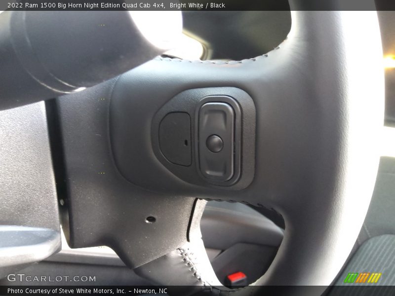 Bright White / Black 2022 Ram 1500 Big Horn Night Edition Quad Cab 4x4