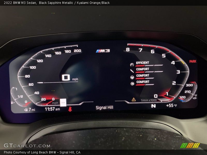  2022 M3 Sedan Sedan Gauges