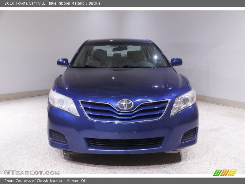 Blue Ribbon Metallic / Bisque 2010 Toyota Camry LE