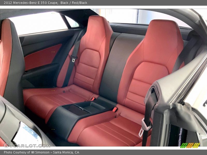 Rear Seat of 2012 E 350 Coupe