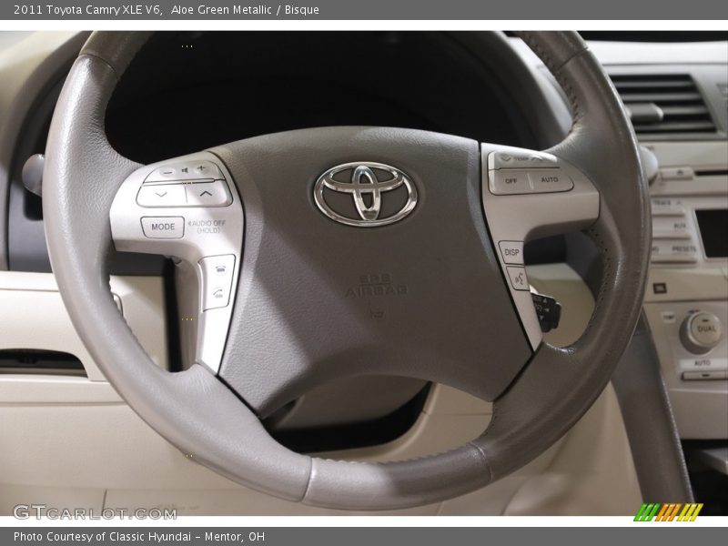 Aloe Green Metallic / Bisque 2011 Toyota Camry XLE V6
