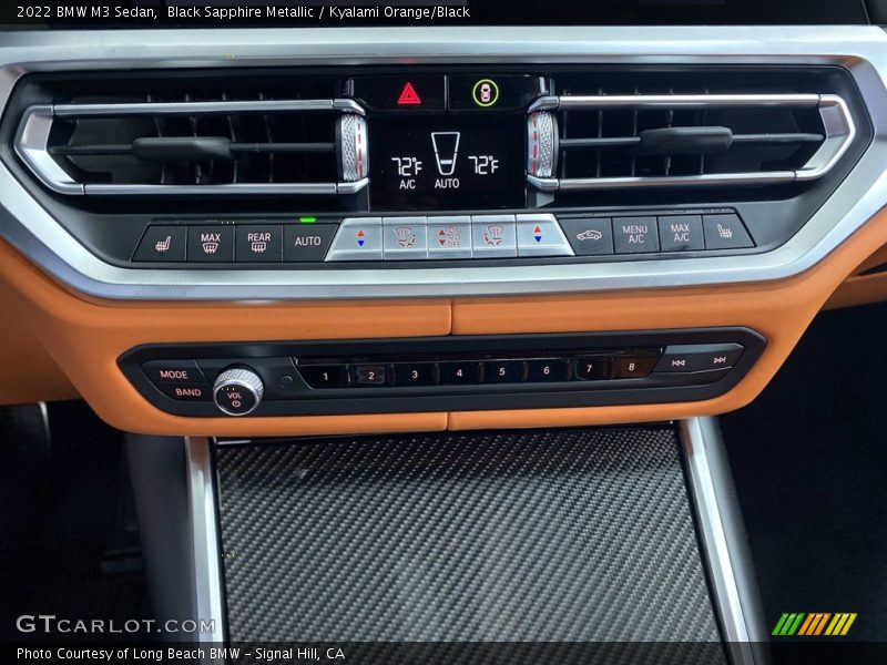 Controls of 2022 M3 Sedan
