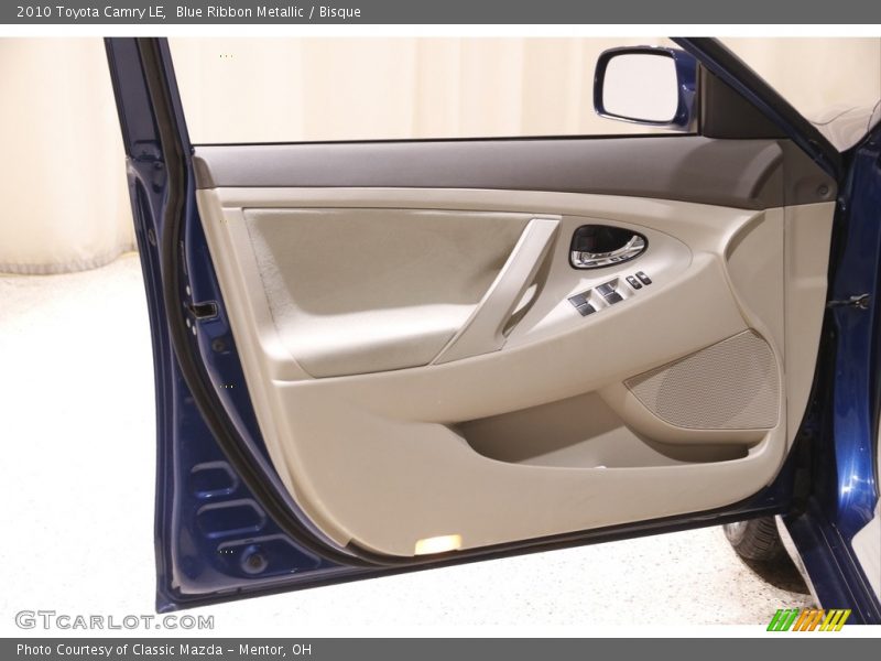 Blue Ribbon Metallic / Bisque 2010 Toyota Camry LE
